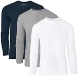 True Classic Long Sleeve Henley Shi