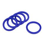 sourcing map UN Radial Shaft Seal 50mm ID x 60mm OD x 6mm Width PU Oil Seal, Blue Pack of 5