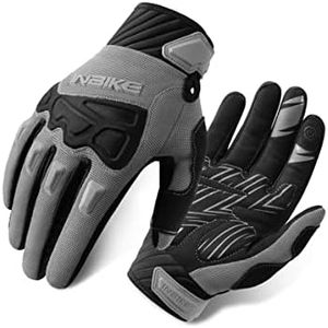 INBIKE Mountain Bike Gloves for Men Knuckle Guard Padded Men's Cycling Gloves Breathable for MTB Motocross Racing Dirtbike