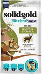 Solid Gold Dry Dog Food for Adult & Senior Dogs - Made w/Real Venison, Potato, & Pumpkin - Nutrientboost Buck Wild Sensitive Stomach Dog Food for Protein Sensitivities & Gut Health - 3.75 LB