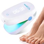 VENDELLA Nail Fungus Laser Treatment Device, Portable Light Therapy Fungus Nail Treatment, Toenail Fungus Treatment with Blue & Infrared Light, Home-Use for Damaged, Discolored, Thickened Fingernails