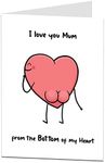 Funny Birthday Card For Mum I Love 