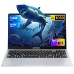 ACEMAGIC Newest 15.6" Laptop for Students and Business,Quad-Core N-95 Processor Up to 3.4GHz（Beat N5095） laptop computer,16GB DDR4 512GB SSD Notebook Computers with Metal Body Support WiFi, BT5.0