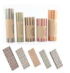 50 Assorted Preformed Coin Wrappers, 10 Each Denomination (Toonie, Looonie, Quarter, Dime, Nickel) Plus Flat Coin Wrappers Assorted (10 Each Coin Value)