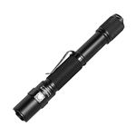 ThruNite Archer 2A V3 LED Handheld Flashlight 450 Lumens Portable EDC AA Flashlight with Lanyard, IPX8 Water-Resistant Dual Switch Outdoor Light EDC Gear for Hiking, Camping, Everyday Carry Use - NW