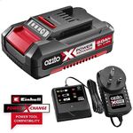 Ozito Genuine 18v Cordless Power X-Change Li-ion Battery 2ah and Eco Charger