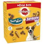 Pedigree Mega Box - Dog Treat MultiPack with 3 Tasty Minis Training Treats Chicken and Duck Flavour and 8 Jumbone Mini Beef and Poultry Flavour, (740 g)