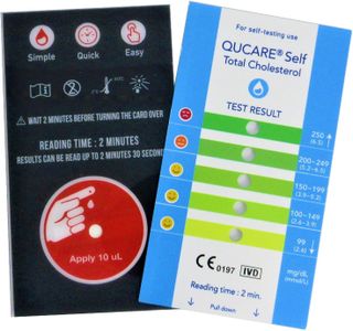 Qucare Total Cholesterol Test Kit, 2-Pack – At-Home Rapid Testing