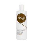 NAQI - Sports Massage Lotion - Pre-Workout and Post-Workout Recovery Treatment - Enhanced Recovery and Performance - Paraben-Free - Dermatologically Tested - Vegan-Friendly - 500 ml