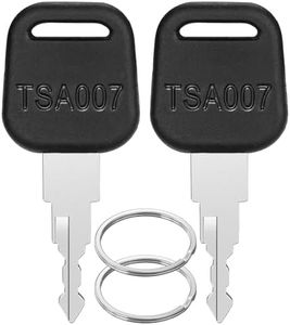 Gnellkoor TSA007 Master Luggage Key, 2 Pieces, Black, One-Touch Lock