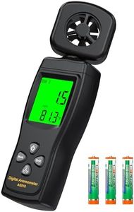 FOOAO Anemometer,Wind Meter Handheld,CMF Meter to Measure Wind Speed and Temperature to Assist in Drone Flights, Outdoor Activities, Shooting Sports and HVAC Systems