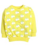 BUMZEE Yellow Girls Full Sleeves Sweatshirt Age - 5-6 Years (Peb8519I-ylw)