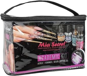 Mia Secret Professional Academic Nail Kit for Acrylic, Formagel,Gelux & Dip Gel Set For Beginners - Students (Kit-A08)