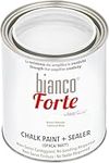 Bianco Forte - Natural White - (1L) All-in-One Chalk Paint & Sealer: Most Durable Furniture, Cabinet, Wall & Door Paint – Fast Drying, Interior/Exterior, Matte Finish, Easy Application