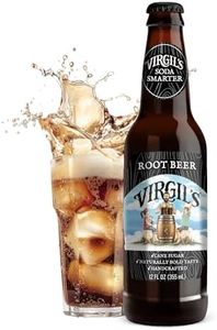 Virgil's Root Beer Handcrafted Soda Bottle (12 fl oz) - Bottled Root Beer Soda Crafted from 15 Roots & Spices - Perfectly Balanced, Rich, Creamy and Never Bitter Rootbeer made with Natural Cane Sugar