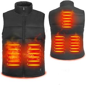 Warm Strom Heated Body Warmer Lightweight Heated Vest for Men Women, Fast Heating Gilet For Outdoor Activitie, Work, Motorcycling, Fishing, L(Battery Not Included)