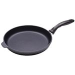 Swiss Diamond 11" Frying Pan - HD Nonstick Induction Diamond Coated Aluminum Skillet - PFOA Free, Dishwasher Safe and Oven Safe Fry Pan, Grey