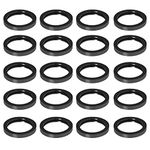 AEDIKO 20pcs Gas Fuel Can Spout Gaskets Washer Seals Rubber Jerry Can Cap Gasket Set Replacement Compatible with Most Gas Can Spout