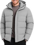 Men Winter Hood Jacket Warm Puffer Coat Heavy Bubble Parka Father Dad Happy Birthday Gifts Ideal Parents Papa Stepdad Pappy Poppy Pawpaw Godfather Who Want Nothing Everything Law Son Christmas Xmas