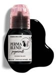 Perma Blend Pigments Professional Color For Permanent Makeup Double Black 15ml, Bottle