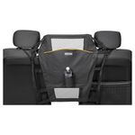 Kurgo Backseat Barrier for Dogs - Prevents Distracted Driving - Mesh Top for Visibility - Fits Cars with Fixed or Removable Headrests - Low Profile Design - Easy to Install & Remove