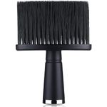 Rattmety Barber Brush Neck Duster Brush Hair Cutting Brush Soft Barber Neck Duster Hair Cleaning Dusting Brush Barber Supplies for Brushing off Hair Around Neckline and Ears, Black