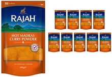 Rajah Spices Hot Madras Curry Powde
