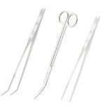 LILYS PET Stainless Steel Aquarium Tank Aquatic Plant Tools Sets (3 in 1)