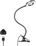 Desk Clip on Lamp for Reading Home 