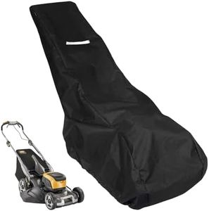 Housse de protection pour tondeuse à gazon avec sac de rangement : PRITOK imperméable, housse de protection pour tondeuse à gazon avec cordon de serrage, 210D Oxford, 195 x 108 x 66 cm, avec cordon de