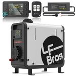 LF Bros 5KW Diesel Heater, 12V/24V/110V All-in-One Air Diesel Heater with Timing LCD Screen and Remote Control, Suitable for Small Space, RV, Truck, Boat, Bus, Car, Trailer