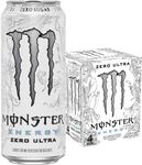 Monster Energy, Zero Ultra, 473mL Cans, Pack of 4