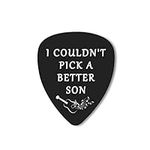 Son Guitar Picks Son Gifts from Mom Dad Guitar Lovers Gifts Musician Gift for Son Guitar Player Son Gift Birthday Christmas Jewelry Graduation Gift for Son Stepson Son in Law Bonus Son Gifts