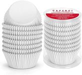 Caperci White Foil Cupcake Liners S