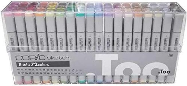 Copic Sketch Basic 72 Color Set