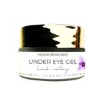 Noor Skincare Under Eye Cream for Dark Circles Removal Women/Men Gel based, Organic, Natural, Rich, Anti-Puffy, Wrinkle Care & Glow Enhancer with Saffron, Almond, Turmeric, Aloe