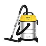 INALSA Wet and Dry Vacuum Cleaner for Home,20 ltr Capacity,1400 W, 20 kPa Suction,Blower Function,HEPA Filter,Wet Vacuum Cleaner for Sofa, Metal Telescopic Tube,Stainless Steel Body,Heavy duty(WD 20)