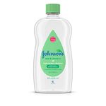 Johnson's Baby Oil With Aloe Vera & Vitamin E For Dry Skin, 20 oz.