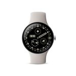 Google Pixel Watch 4 (41mm) - Android Smartwatch with Heart Rate and Sleep Tracking - 30-Hour Battery - Fitness Tracking - Google AI - Polished Silver Aluminum Case - Porcelain Active Band - LTE
