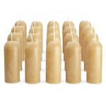 UCO 12-Hour Natural Beeswax, Long-Burning Emergency Candles For Candle Lantern, 20 Pack