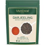 VAHDAM, Darjeeling Tea Leaves From Himalayas 170+ Cups (340g/12oz) Pure Unblended Darjeeling Black Tea, FTGFOP1 Grade Loose Leaf Tea | Packed & Shipped Direct From Source In India