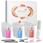 Lomansa Eyebrow Lamination Kit Professional, Eyelash Perm Lift Kit, Instant Lifting Perming Curling for Fuller Thicker Eyebrows 8 Weeks