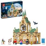 LEGO 76398 Harry Potter Hogwarts Hospital Wing Buildable Castle Toy for Kids, Girls & Boys with Clock Tower and 4 Minifigures Inc. Hermione & Ron Weasley, Buildable Set from The Prisoner of Azkaban