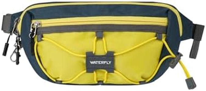 WATERFLY Small Fanny Pack RFID Blocking Travel Hiking Crossbody Waist Bag