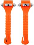 LifeHammer Glow in The Dark Safety Hammer Classic Auto Escape Tool, Orange (Pack of 2)