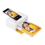 Kodak Dock Plus 4x6in Portable Instant Photo Printer (2021 Edition), Compatible with iOS, Android and Bluetooth Devices Full Color Real Photo, 4Pass & Lamination Process, Premium Quality -Convenient