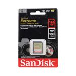 SanDisk 128GB Extreme SDXC card, SD card up to 180MB/s, V30 Memory card, UHS-I, Class, 10, U3, V30, RescuePro Deluxe data recovery software.