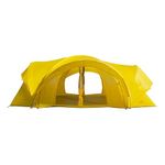 ASFANES 10-12 Person Camping Tent, 3-in-1 Tent: Single-Layer Breathable Tent; Double-Layer Waterproof Tent; Sunshade Canopy, Large Weatherproof Family Tent, 18 X 10 X 6.8 FT, Yellow