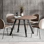 SIMTONAL Round Wood Dining Table fo