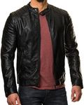 DECIMAL Men's Black REAL Lambskin L